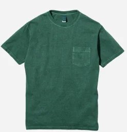 GOOD ON T-shirts<Crew Tee Pocket Dark Green