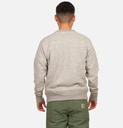 JACKMAN Sweats & Polaires<Crewneck Sweater Heather Grey