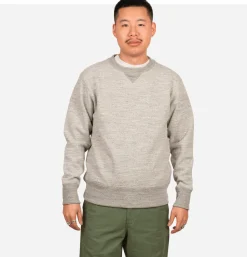 JACKMAN Sweats & Polaires<Crewneck Sweater Heather Grey
