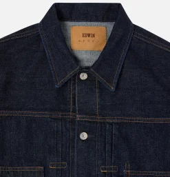EDWIN Vestes<Denim Jacket 14oz Kurabo Red