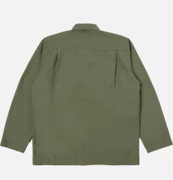 UNIVERSAL WORKS Vestes<Dockside Jacket Slub Sateen Olive