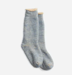 Homme ROTOTO Chaussettes<Double Face Bluebrown