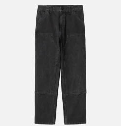CARHARTT WIP Pantalons<Double Knee Pant Black Washed