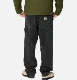 CARHARTT WIP Pantalons<Double Knee Pant Black Washed