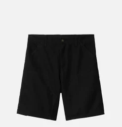 CARHARTT WIP Shorts<Double Knee Short Noir