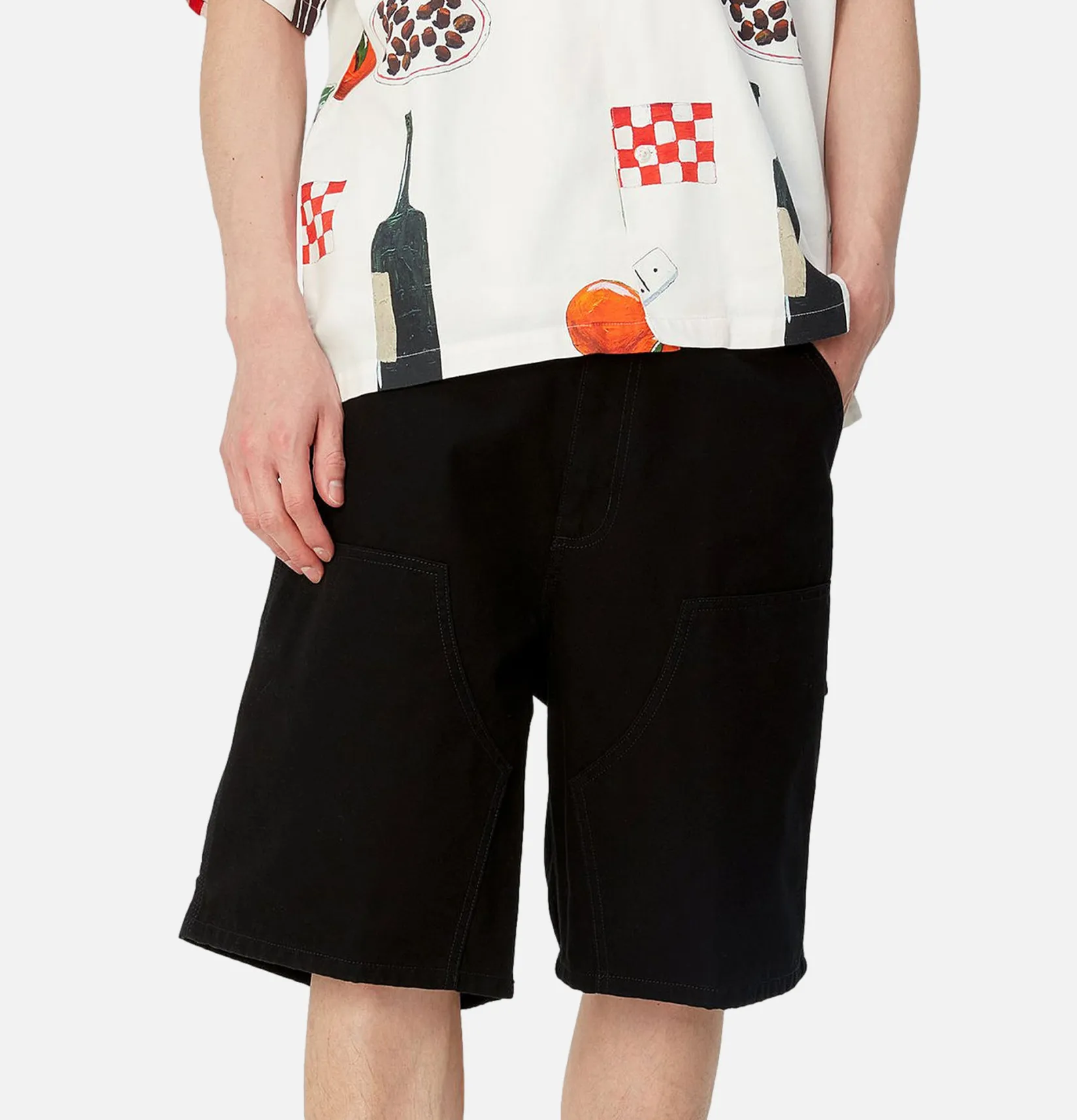 CARHARTT WIP Shorts<Double Knee Short Noir