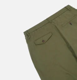 UNIVERSAL WORKS Chinos<Double Pleat Pant Light Olive