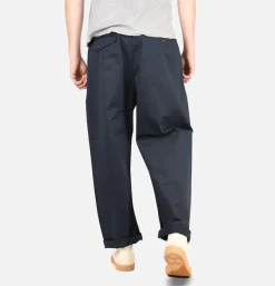 UNIVERSAL WORKS Chinos<Double Pleat Pant Navy