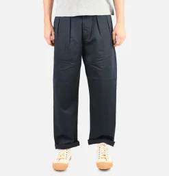 UNIVERSAL WORKS Chinos<Double Pleat Pant Navy
