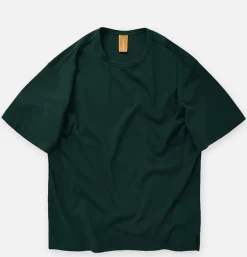 FRIZMWORKS T-shirts<Double Rib Oversized Tee Green