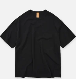FRIZMWORKS T-shirts<Double Rib Oversized Tee Black