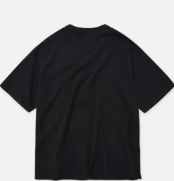 FRIZMWORKS T-shirts<Double Rib Oversized Tee Black