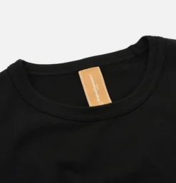 FRIZMWORKS T-shirts<Double Rib Oversized Tee Black