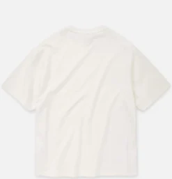 FRIZMWORKS T-shirts<Double Rib Oversized Tee White