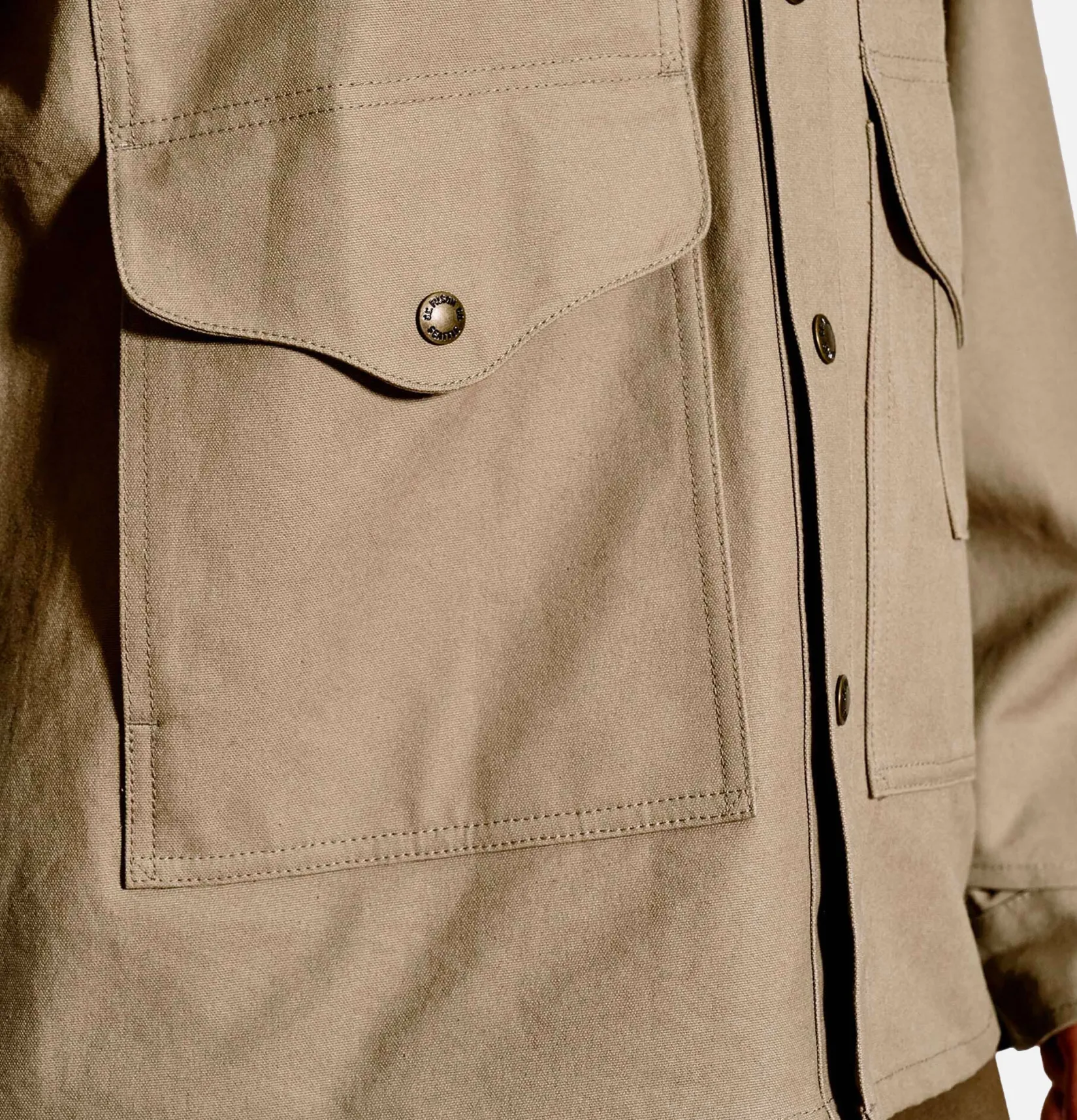 FILSON Vestes<Dry Tin Cruise Gray Khaki