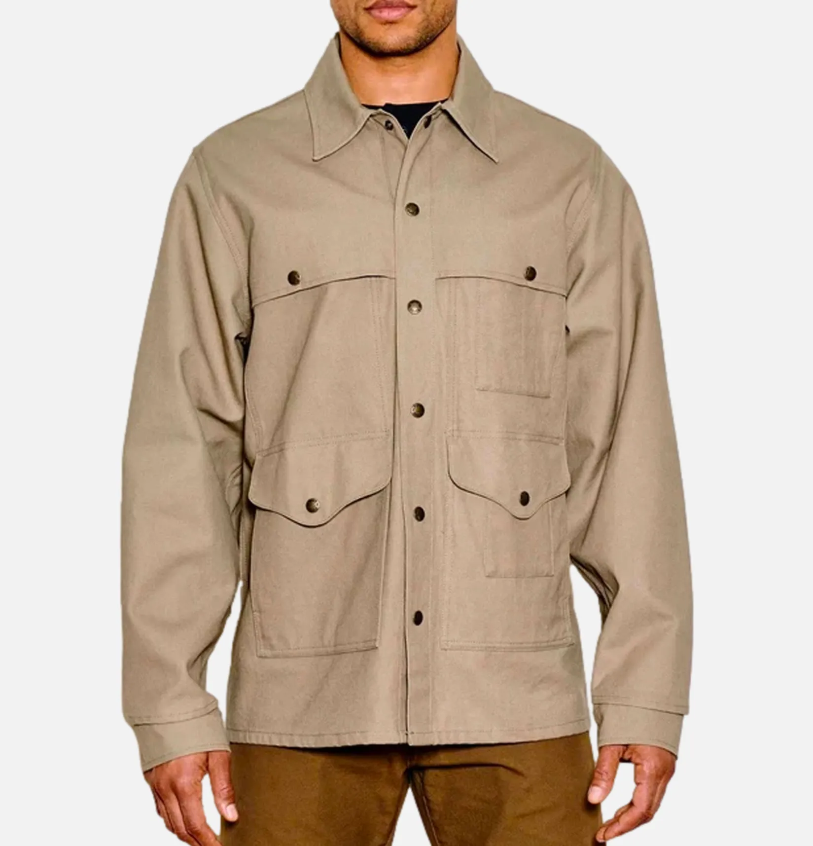 FILSON Vestes<Dry Tin Cruise Gray Khaki