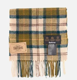 BARBOUR Gants • Bonnets • Echarpes<Echarpe Lambswool Tartan Green