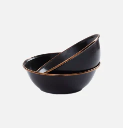 BAREBONES Outdoor<Enamel Bowl Set X 2 Charcoal