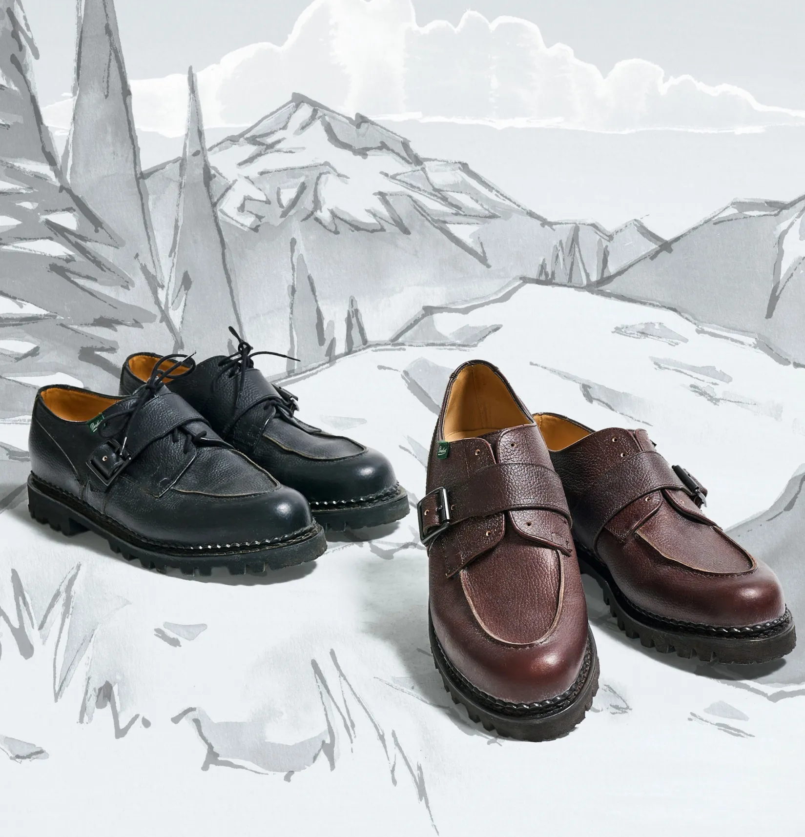 Homme PARABOOT Chaussures<Engineered Garments Chambord Marron