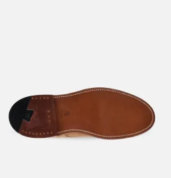 Homme ALDEN SHOE CO Chaussures<29332F - Plain Toe Blucher Suede Tan