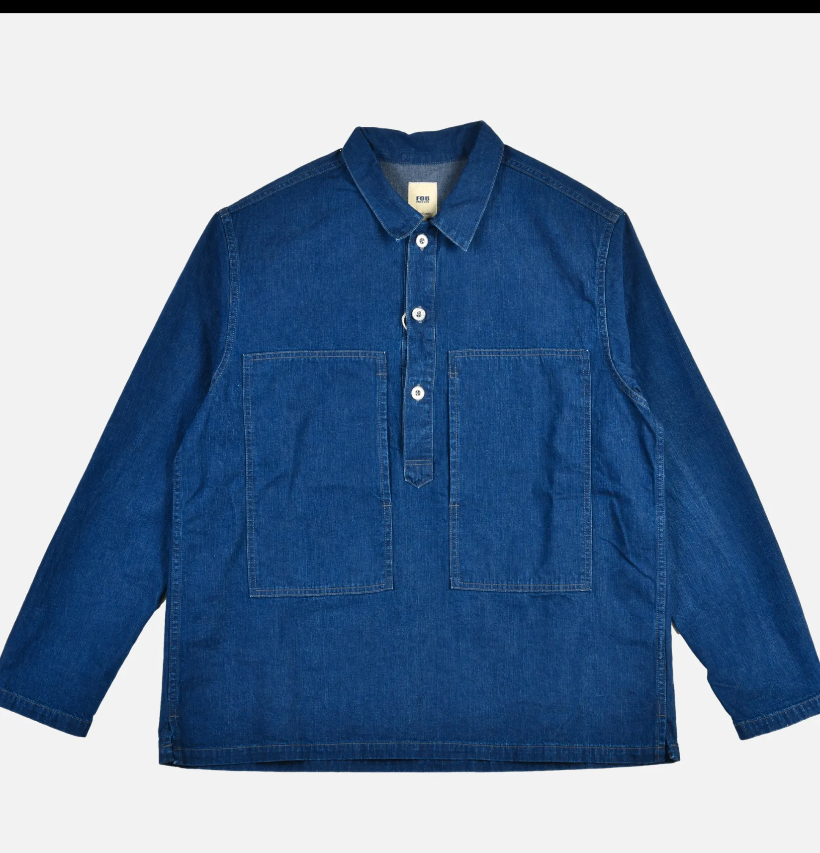 FOB FACTORY Chemises<F2442 Denim Us Army Shirt P/o