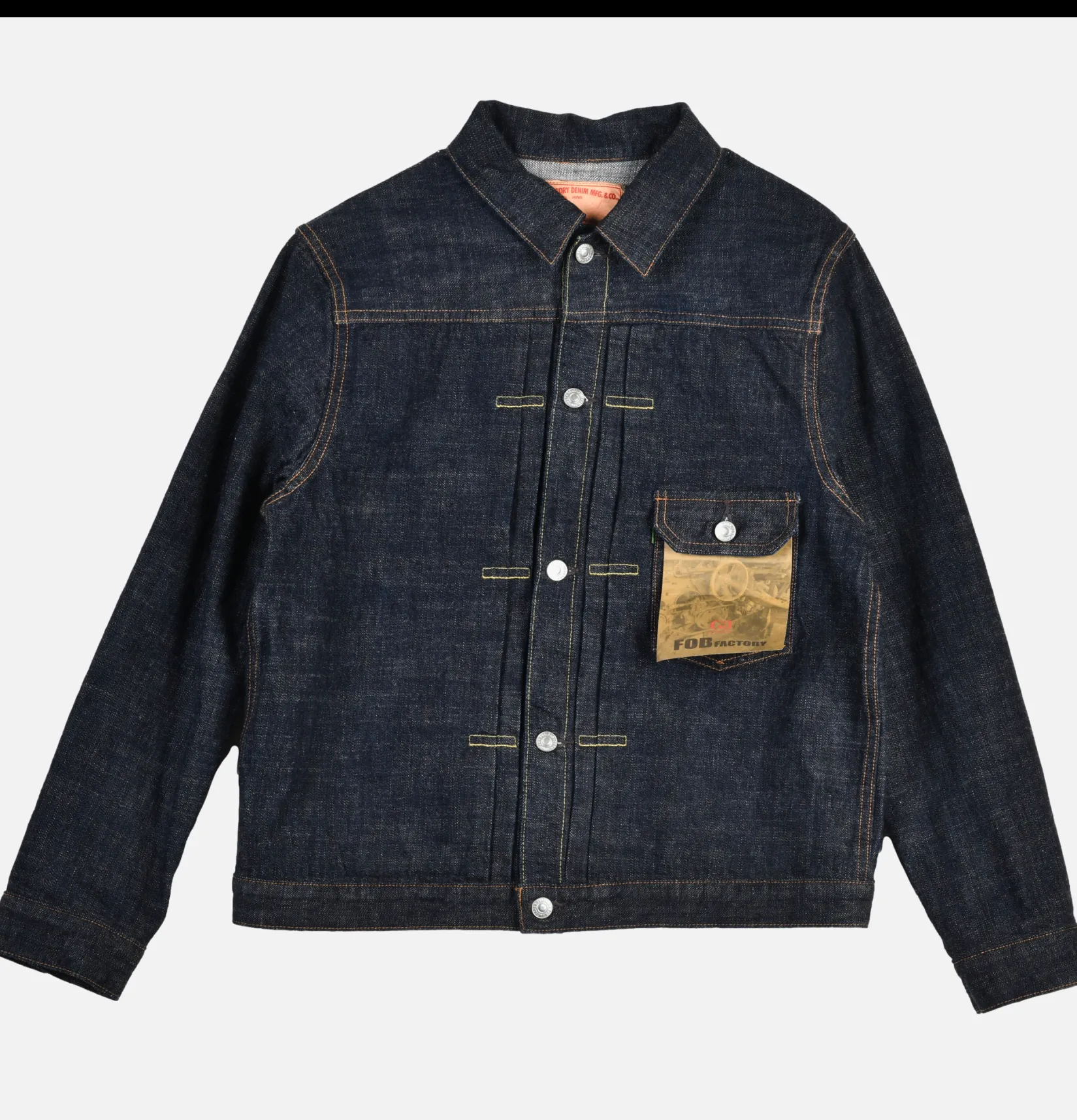 FOB FACTORY Vestes<F2400 G-3 Denim 1st Jacket