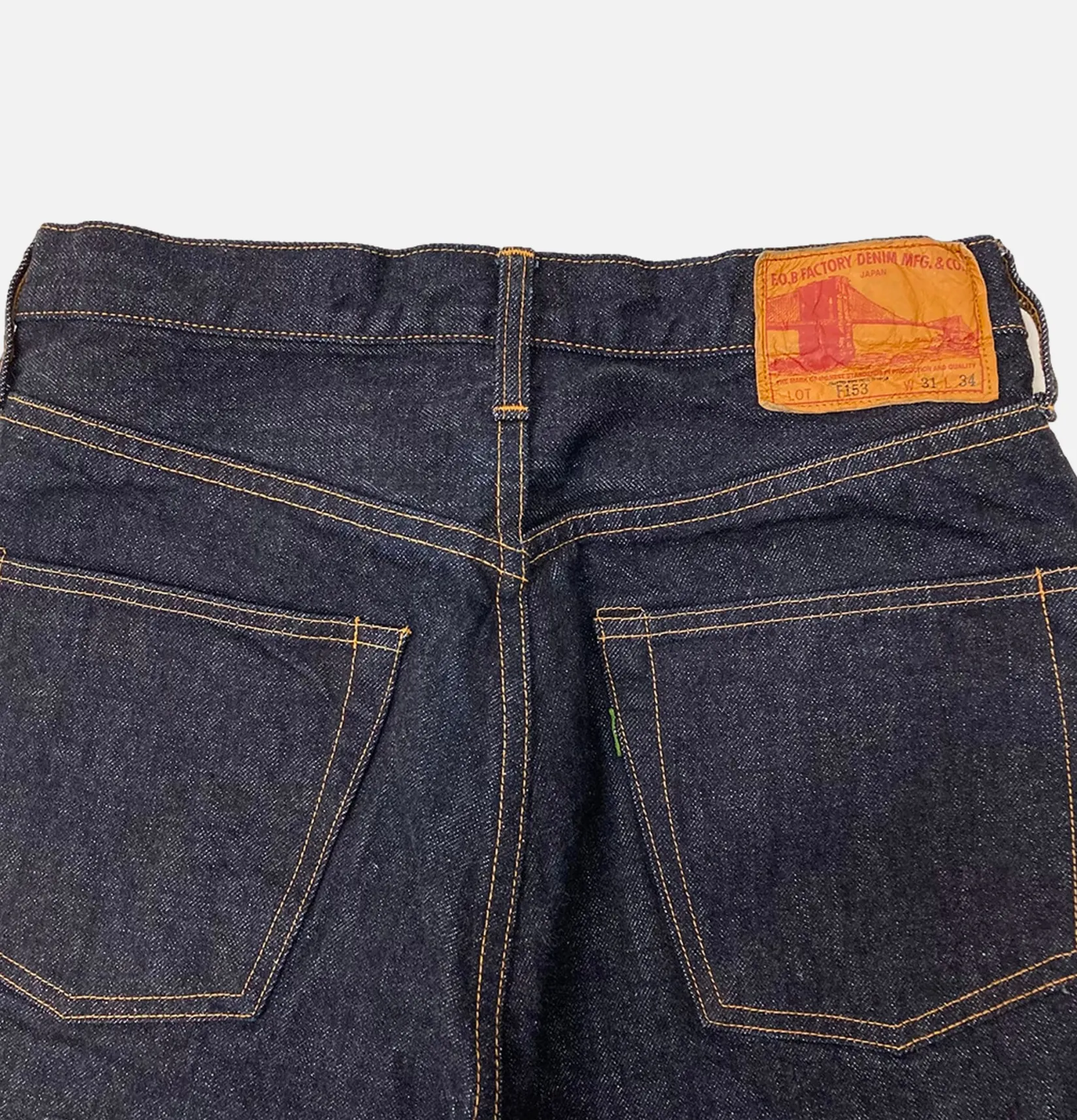 FOB FACTORY Jeans<F153 Selvedge Denim Tapered