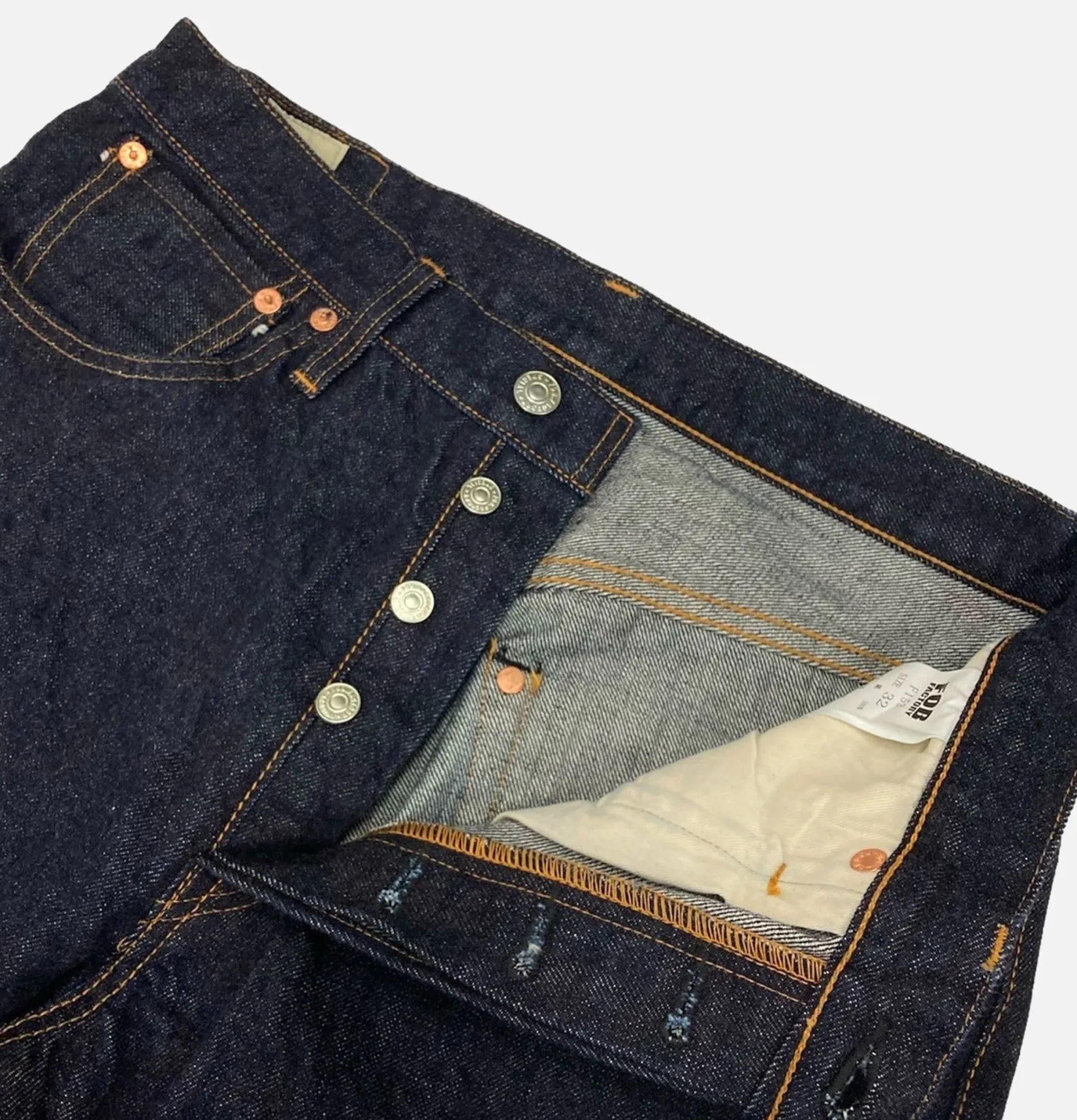 FOB FACTORY Jeans<F153 Selvedge Denim Tapered