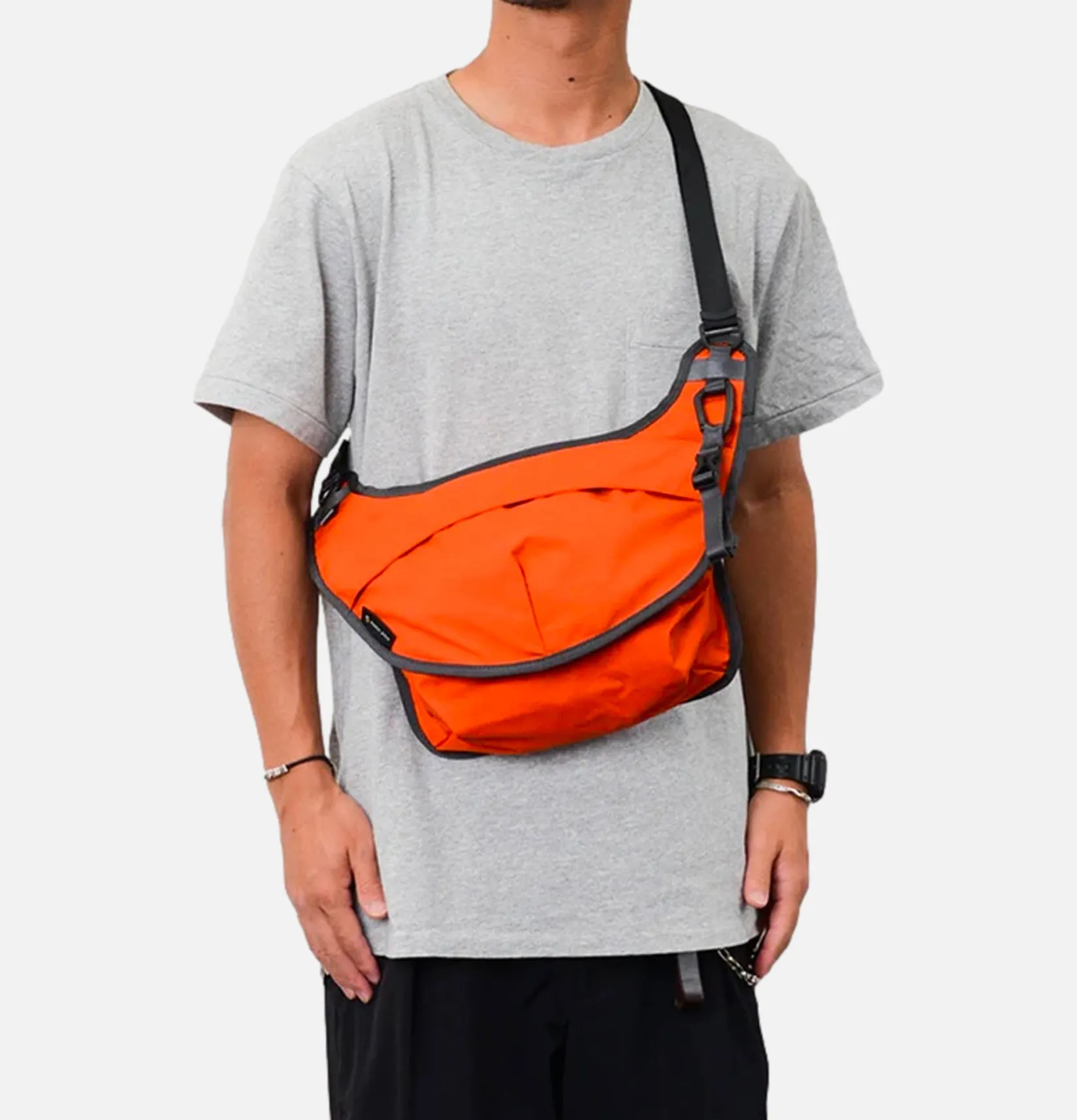 MASTER-PIECE Sacs Bandoulière<Face Front Bag Orange