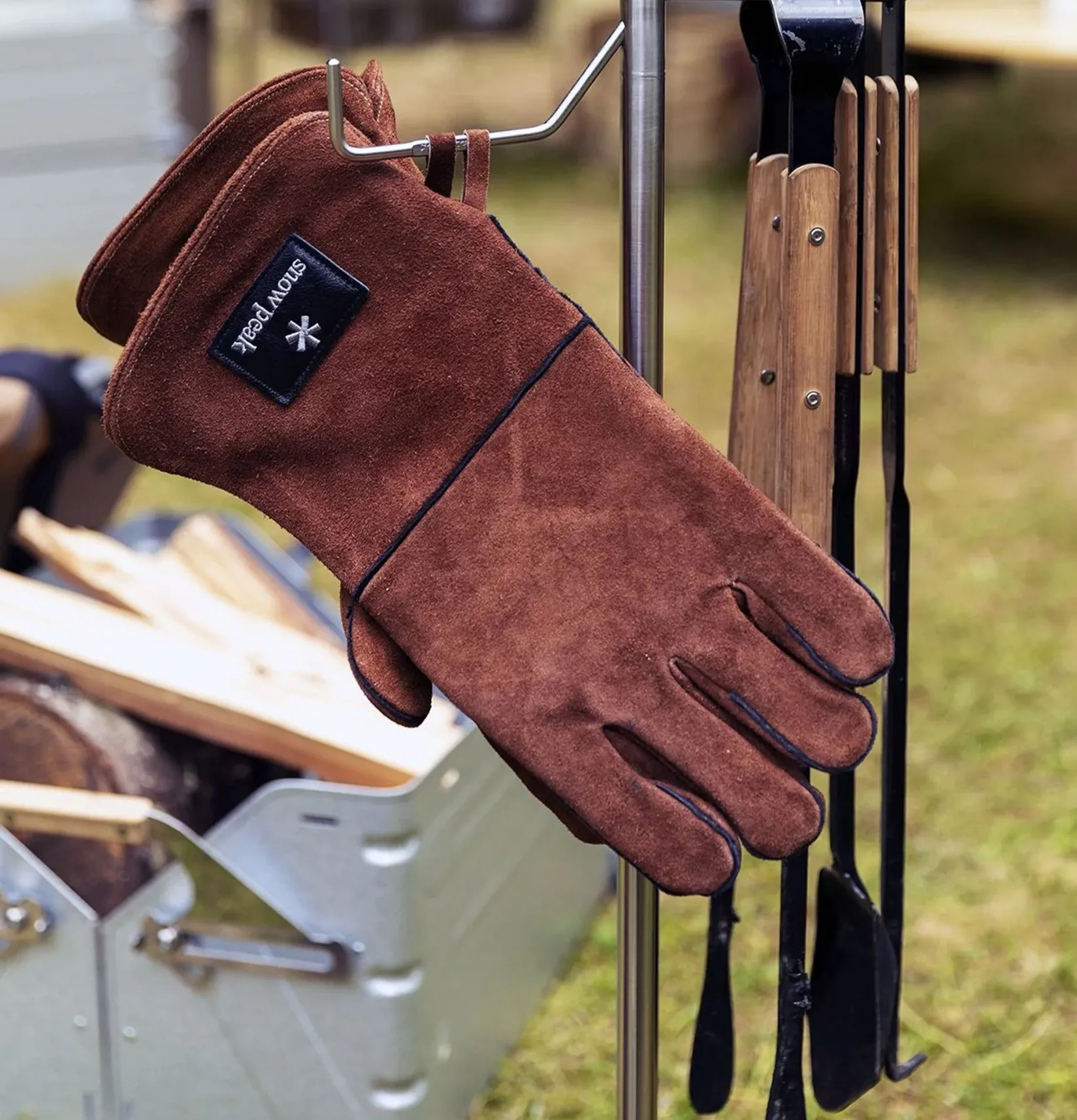 SNOW PEAK Maison<Fireside Gloves Brown