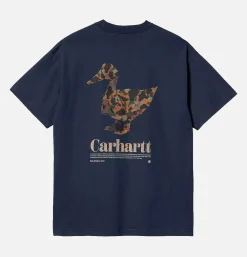 CARHARTT WIP T-shirts<Fold Duck Tee Air Force Blue