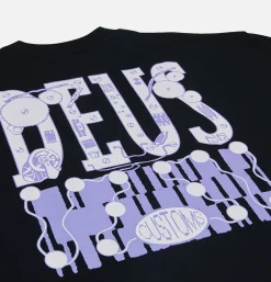 DEUS T-shirts<Full Circuit Tee Black