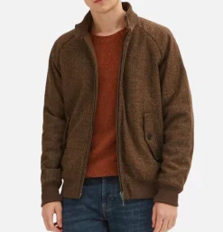BARACUTA Vestes<G9 Herringbone Wool Bark