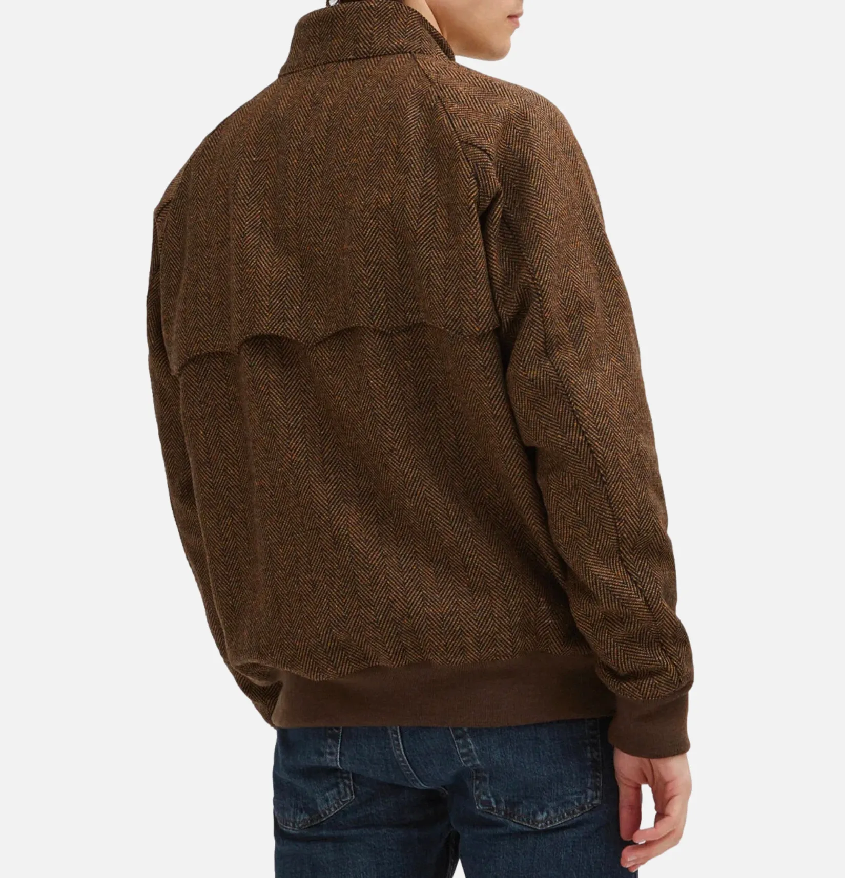 BARACUTA Vestes<G9 Herringbone Wool Bark