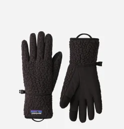 PATAGONIA ACCESSORIES Gants • Bonnets • Echarpes<Gant Retro Pile Black