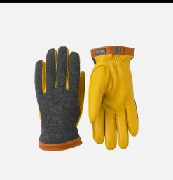 HESTRA Gants • Bonnets • Echarpes<Gants Deerskin Wool Tricot Charcoal