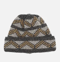 FOUND FEATHER Gants • Bonnets • Echarpes<Geo Beanie Black