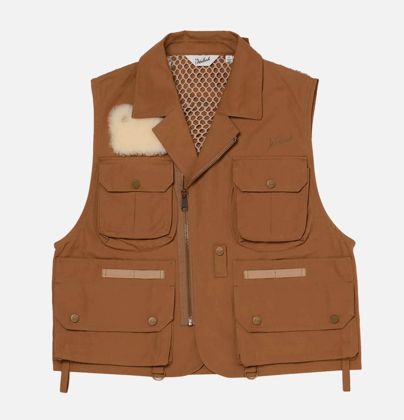 WOOLRICH Blousons & Manteaux<Gilet de pêche classique Beige