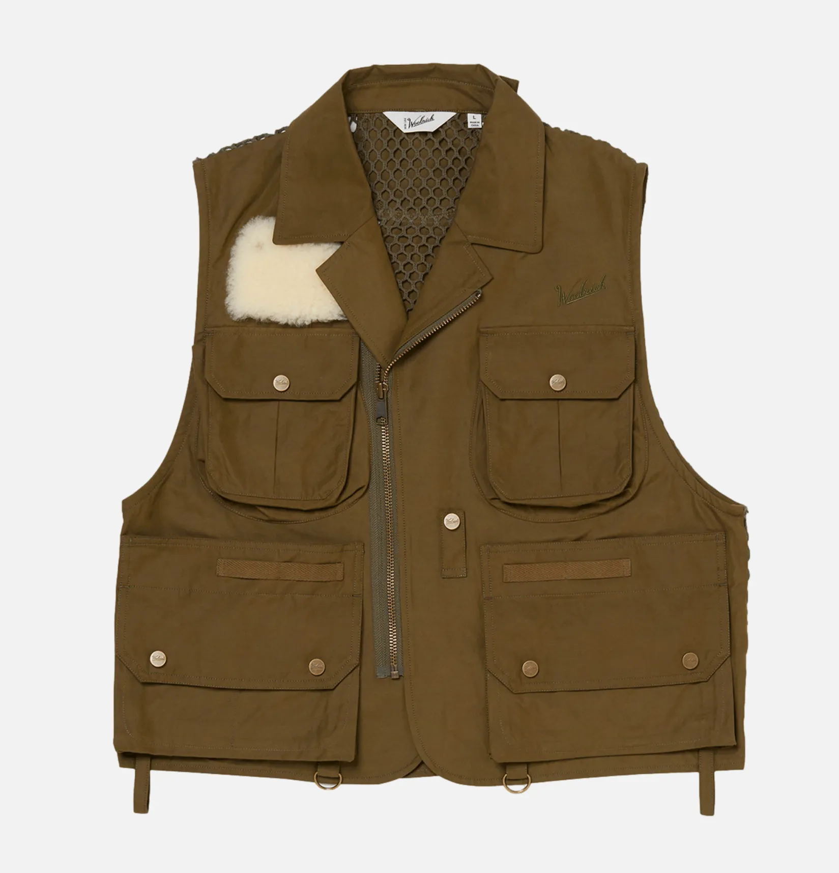 WOOLRICH Blousons & Manteaux<Gilet de pêche classique Olive
