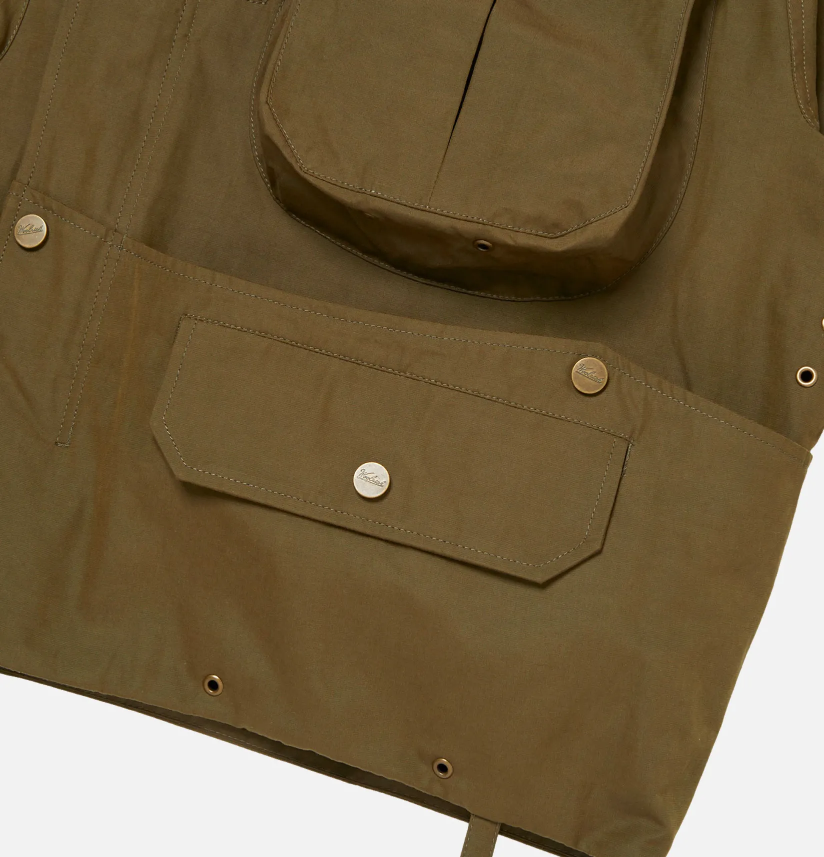 WOOLRICH Blousons & Manteaux<Gilet de pêche classique Olive