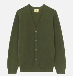 NITTO KNITWEAR Pulls & Cardigans<Gilet Youri Coton Green
