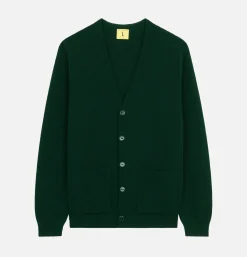 NITTO KNITWEAR Pulls & Cardigans<Gilet Youri Laine Forest Green