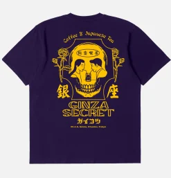 EDWIN T-shirts<Ginza Secret T-shirt Parachute Violet