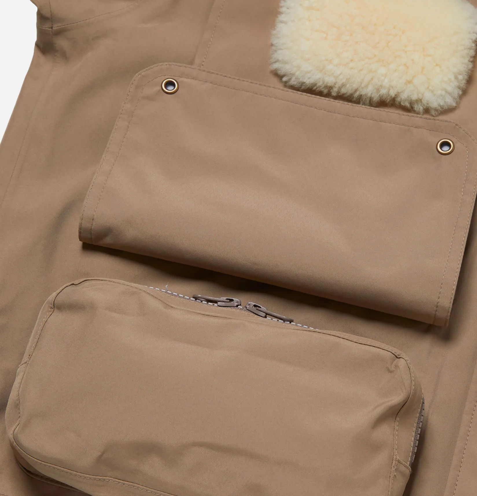WOOLRICH Blousons & Manteaux<Goretex Fishing Jacket Beige