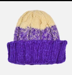 SUBLIME Gants • Bonnets • Echarpes<Hand Knit Fisherman Purple