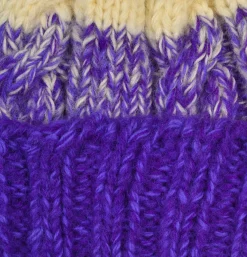 SUBLIME Gants • Bonnets • Echarpes<Hand Knit Fisherman Purple