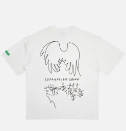 DEUS T-shirts<Hauntology Tee Vintage White