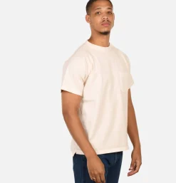 GOOD ON T-shirts<Heavy Raglan Pocket Tee Natural