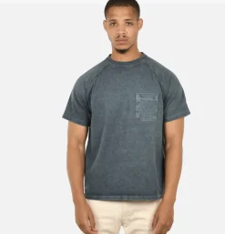 GOOD ON T-shirts<Heavy Raglan Pocket Tee Slate