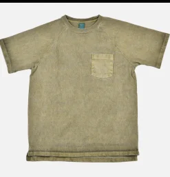 GOOD ON T-shirts<Heavy Raglan Pocket Tee Sage